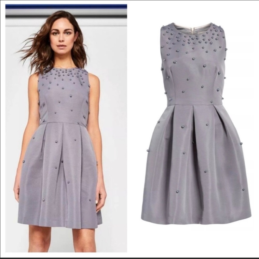 Ted Baker Milliea Pearl Embellished Mini Dress